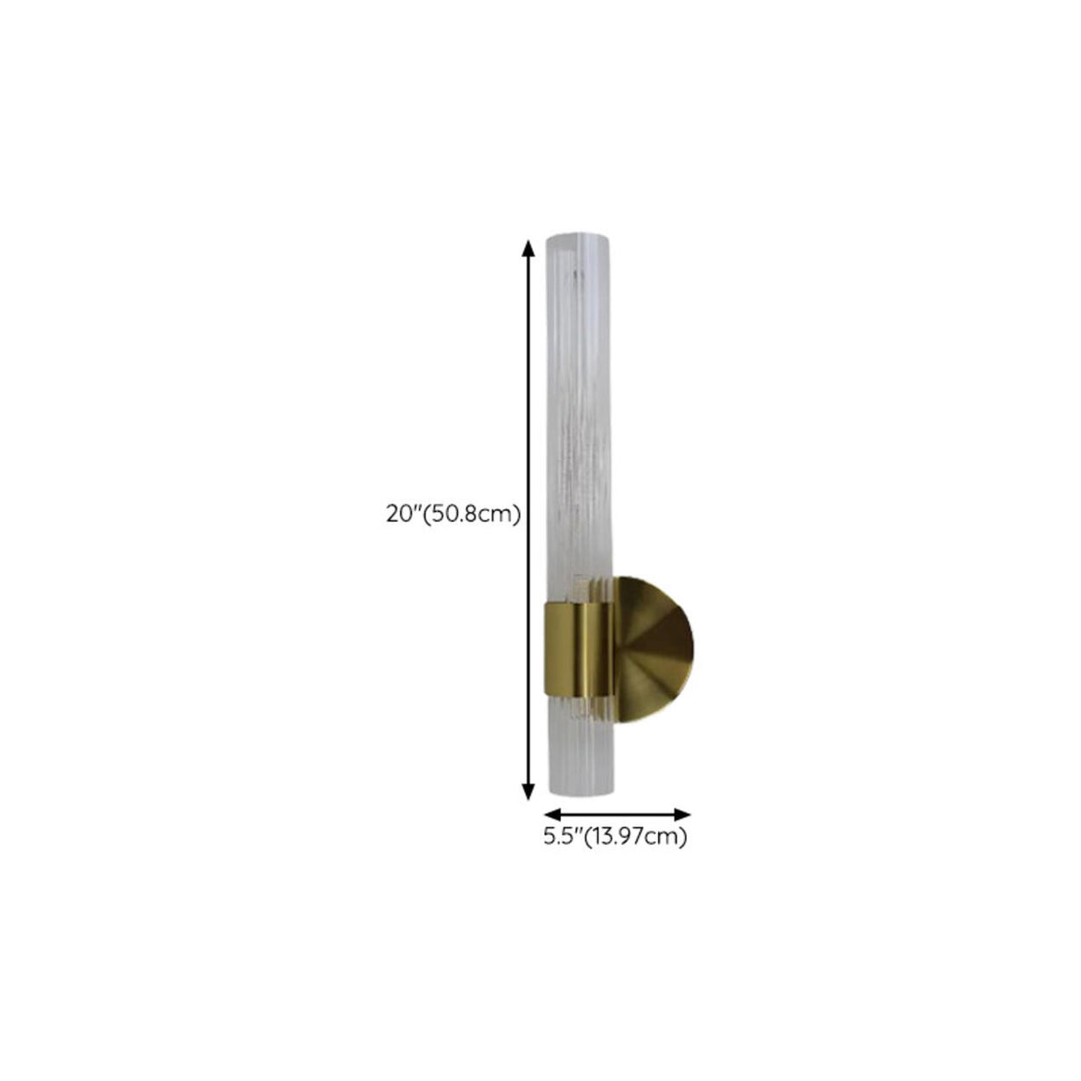 Sleek Cylinder LED Bathroom Vanity Mirrors Light Image - 23