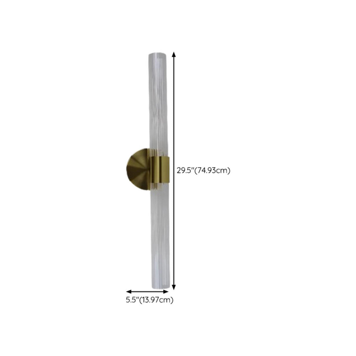 Sleek Cylinder LED Bathroom Vanity Mirrors Light Image - 24