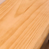 Sleek Double Pedestal Wood Natural Entry Console Table Image - 5