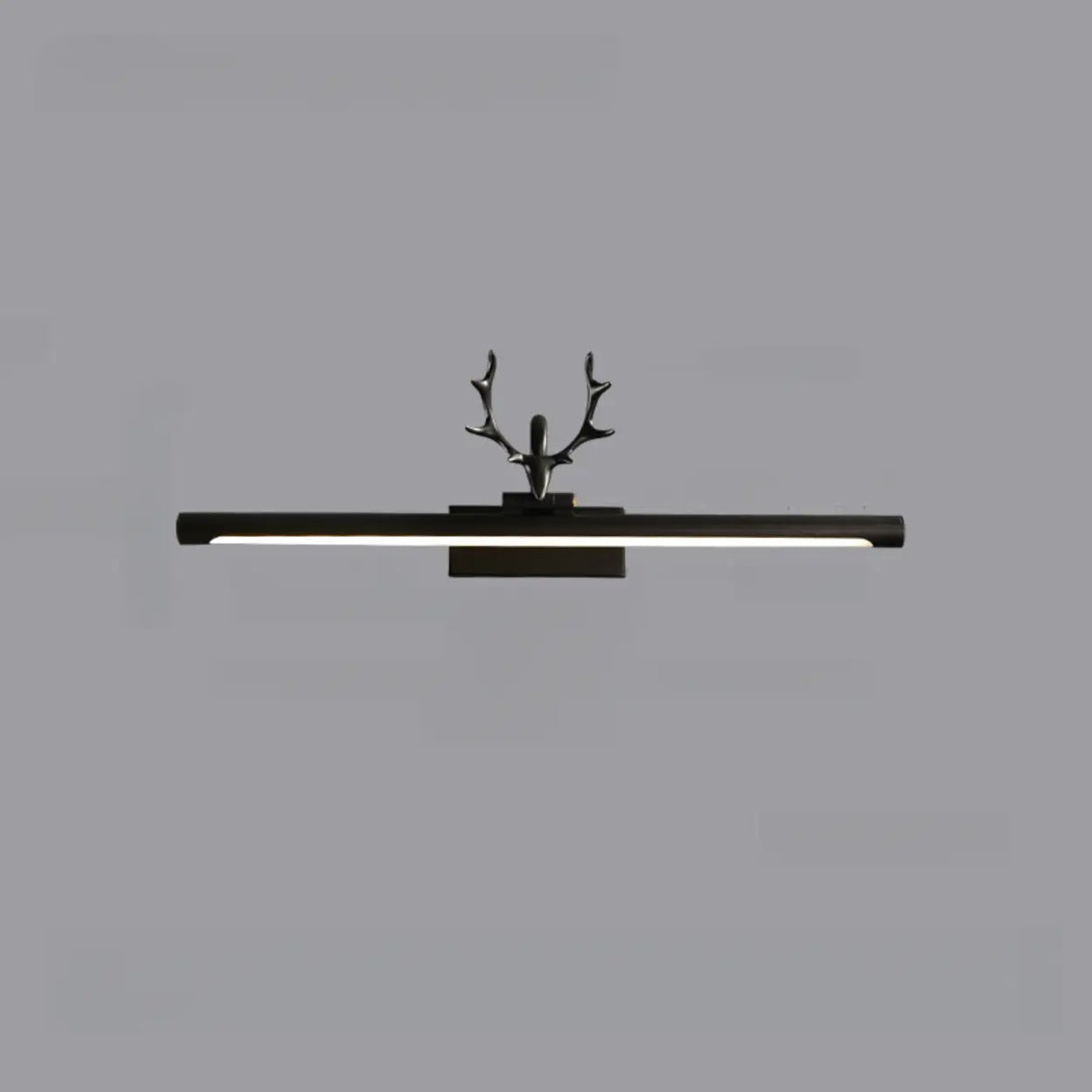Sleek Gold Deer Antler LED Vanity Mirror Light Image - 10