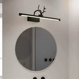 Sleek Gold Deer Antler LED Vanity Mirror Light Image - 3