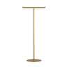 Sleek Gold Metal Free Standing Round Base Coat Rack Image - 10