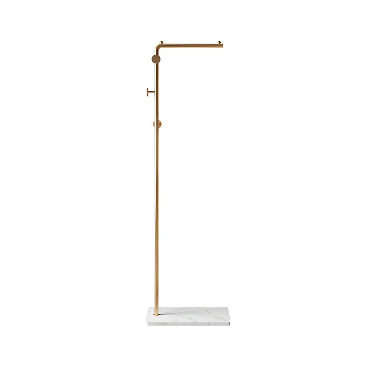 Sleek Metal Black Tall Freestanding Coat Rack with Hooks Image - 17