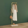 Sleek Metal Black Tall Freestanding Coat Rack with Hooks Image - 19
