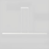 Sleek Minimalist Black Linear Kitchen Pendant Light Image - 3