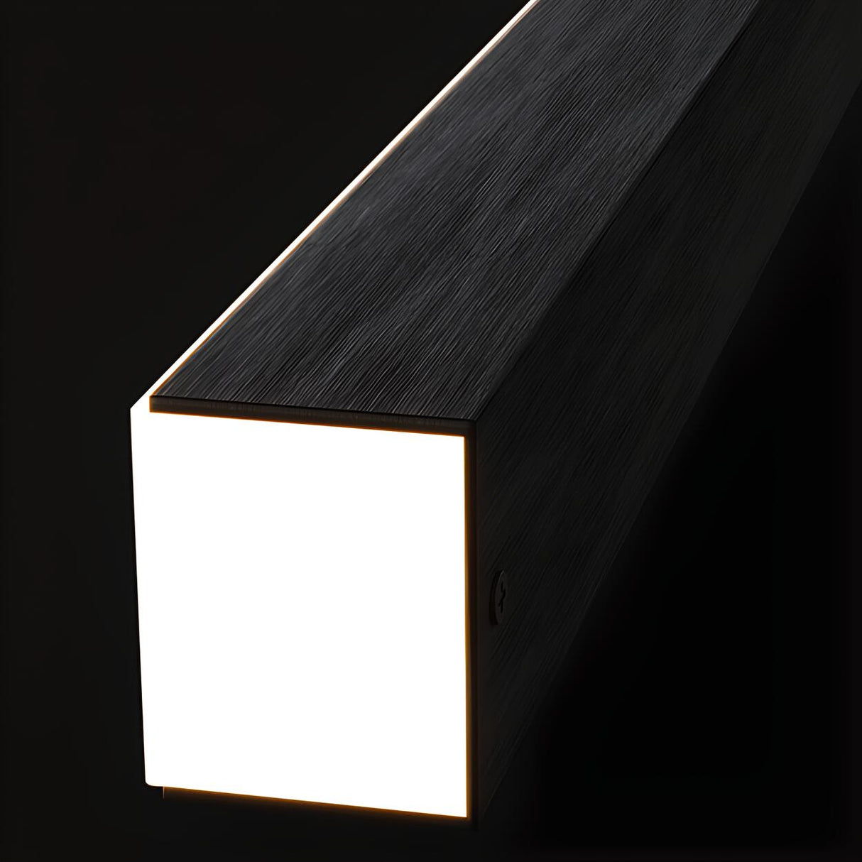 Sleek Minimalist Black Linear Kitchen Pendant Light Image - 8