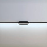 Sleek Minimalist Black Linear LED Vanity Light Image - 8