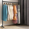 Sleek Modern Metal Gold Freestanding Bedroom Coat Rack Image - 4