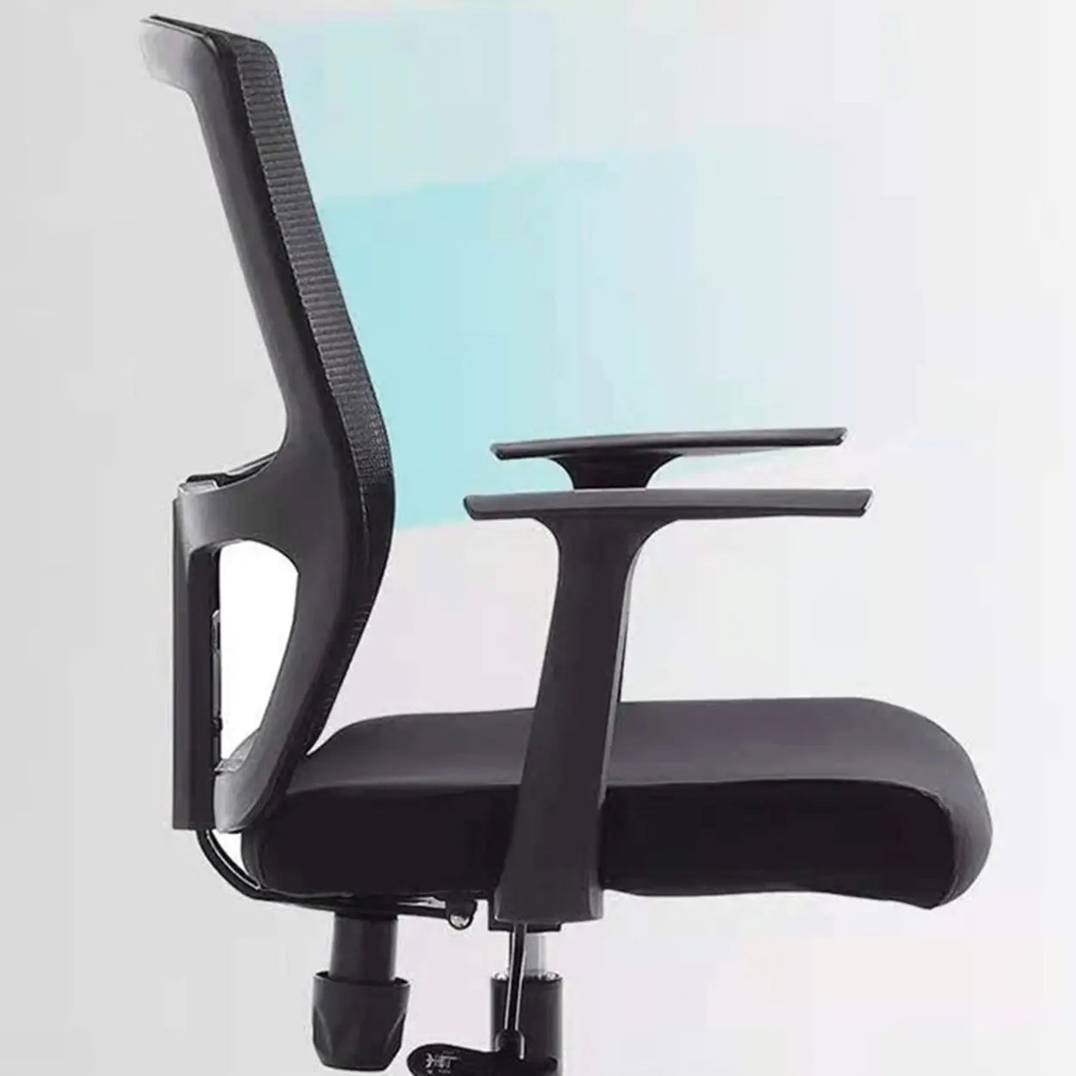Sleek Orange Adjustable Ergonomic Mesh Seat Office Chair Image - 12