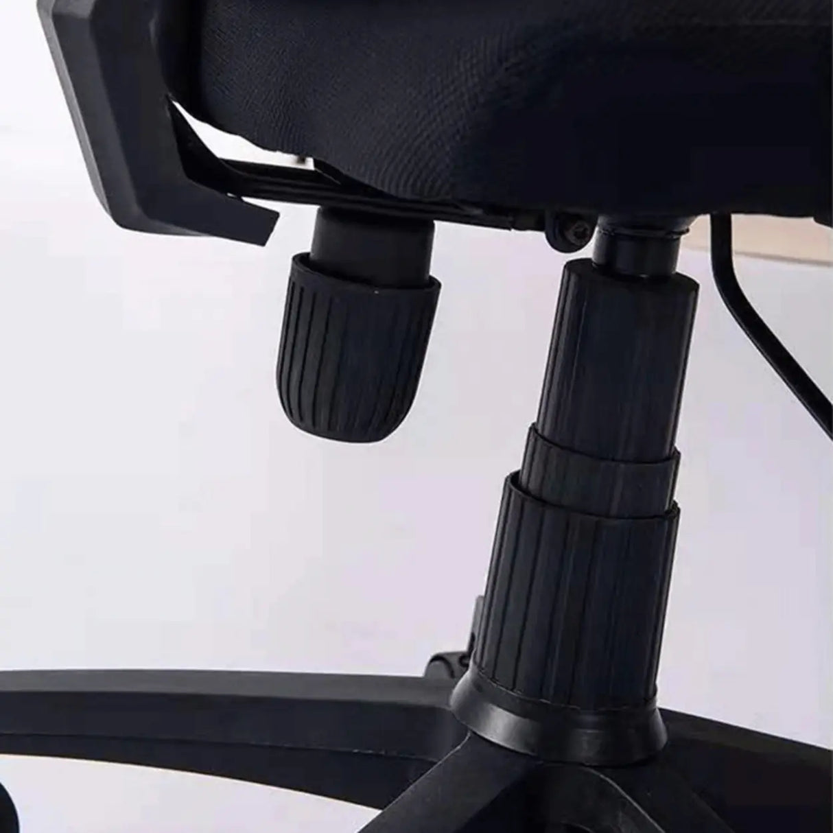 Sleek Orange Adjustable Ergonomic Mesh Seat Office Chair Image - 15