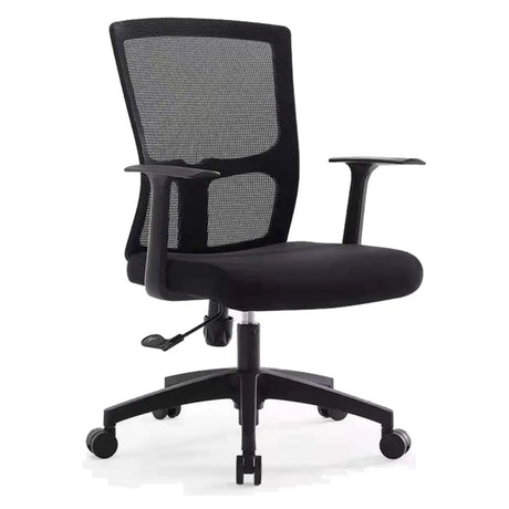 Sleek Orange Adjustable Ergonomic Mesh Seat Office Chair Image - 2