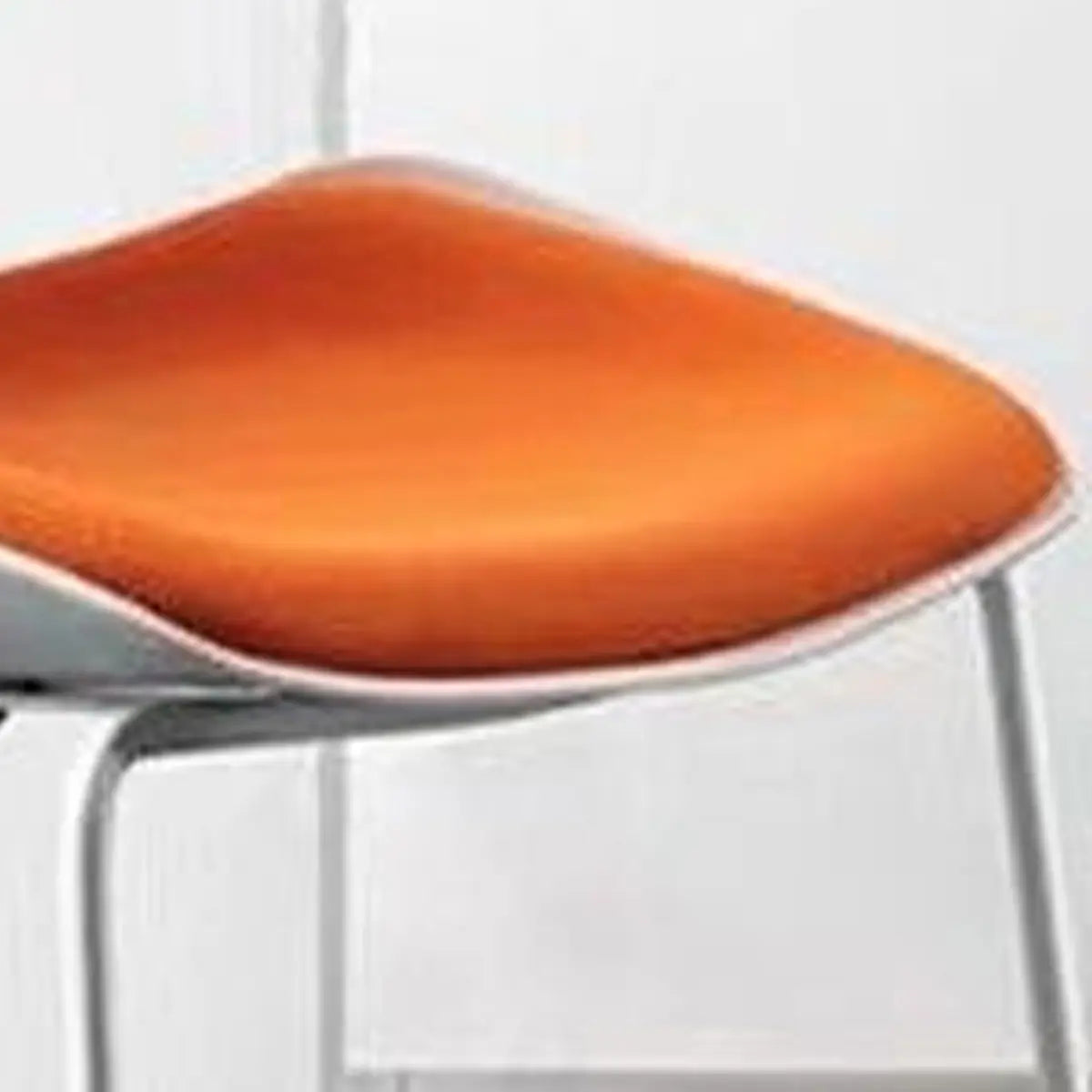 Sleek Stackable Armless Plastic Conference Office Chair Image - 11