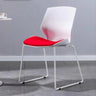 Sleek Stackable Armless Plastic Conference Office Chair Image - 7