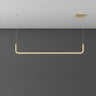 Sleek U-Shaped LED Kitchen Island Ceiling Light Image - 8