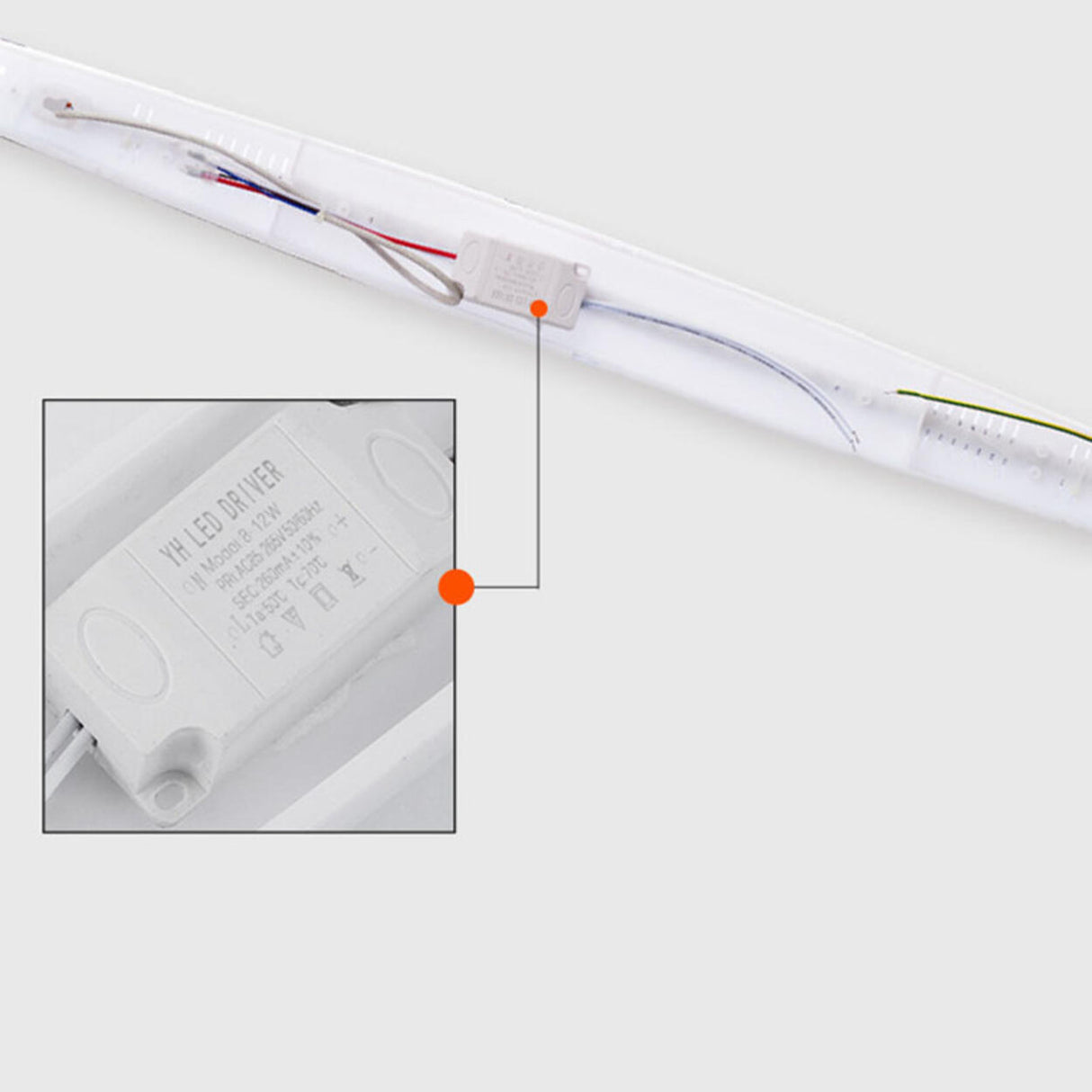 Sleek White Linear LED Bathroom Vanity Wall Light  Image - 9