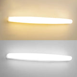 Sleek White Linear LED Bathroom Vanity Wall Light Image - 7