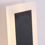 Slim Modern Black Vertical Outdoor LED Wall Light  Image - 14