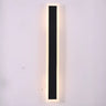 Slim Modern Black Vertical Outdoor LED Wall Light  Image - 7