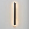 Slim Modern Black Vertical Outdoor LED Wall Light  Image - 8