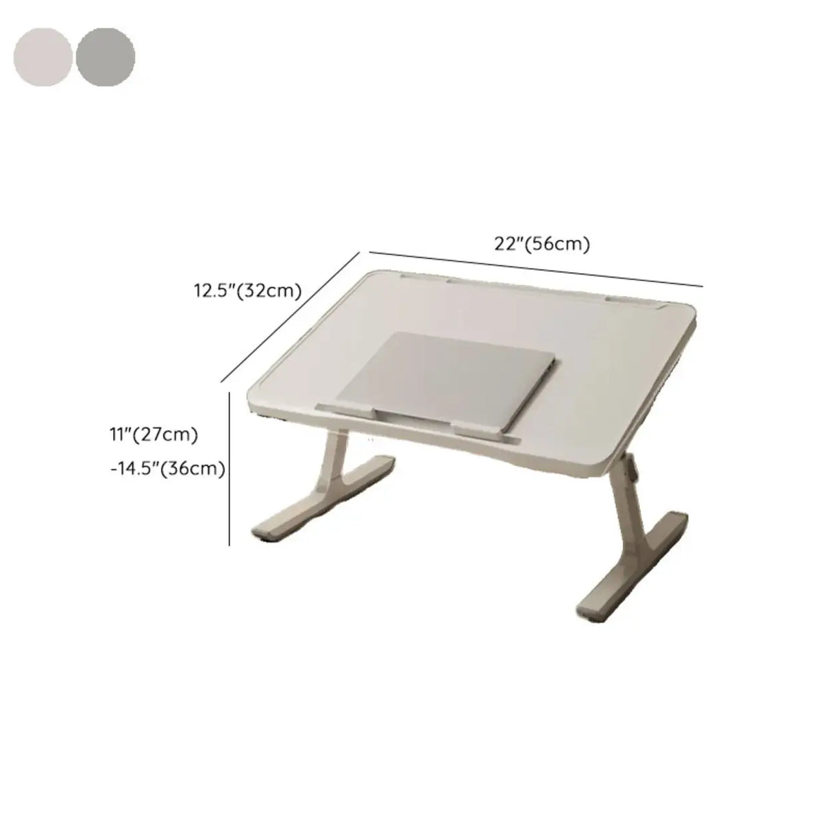 Small Collapsible Wooden Adjustable Writing Desk 