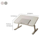 Small Collapsible Wooden Adjustable Writing Desk #size