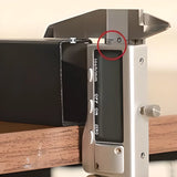 Small Narrow Foldable Adjustable Wooden Writing Desk Image - 12