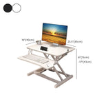 Small Narrow Foldable Adjustable Wooden Writing Desk #size