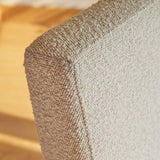 Small Polar Fleece Fixed Back Wooden Legs Arm Chair Image - 6