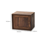 Small Wood Open Cube Storage Bookcase Brown Image - 16