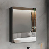 Soft Close Door Hinges Frameless Mirror Medicine Cabinet Image - 3