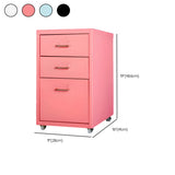 Soft Close Drawers Vertical Filing Cabinet with Casters #size