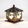 Solar Chinese Style Square Garden Outdoor Table Lamp Image - 3