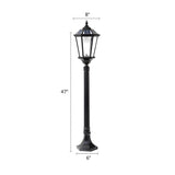 Solar-Powered Vintage Outdoor Garden Landscape Lighting Image - 3