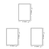 Solid Color Rectangular Polyester Beige Bedroom Area Rug Image - 8