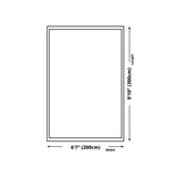 Solid Green Rectangular Polyester Anti-Slip Area Rug Image - 10