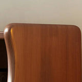 Solid Wood Open Storage Nightstand for Kids with Legs Image - 10