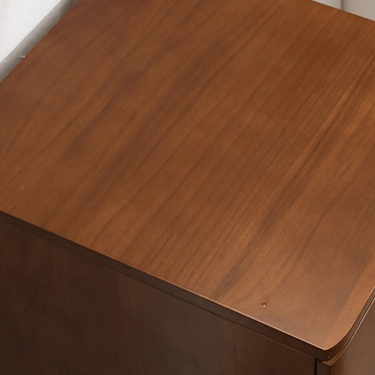 Solid Wood Vertical Natural Storage Filing Cabinet Image - 14