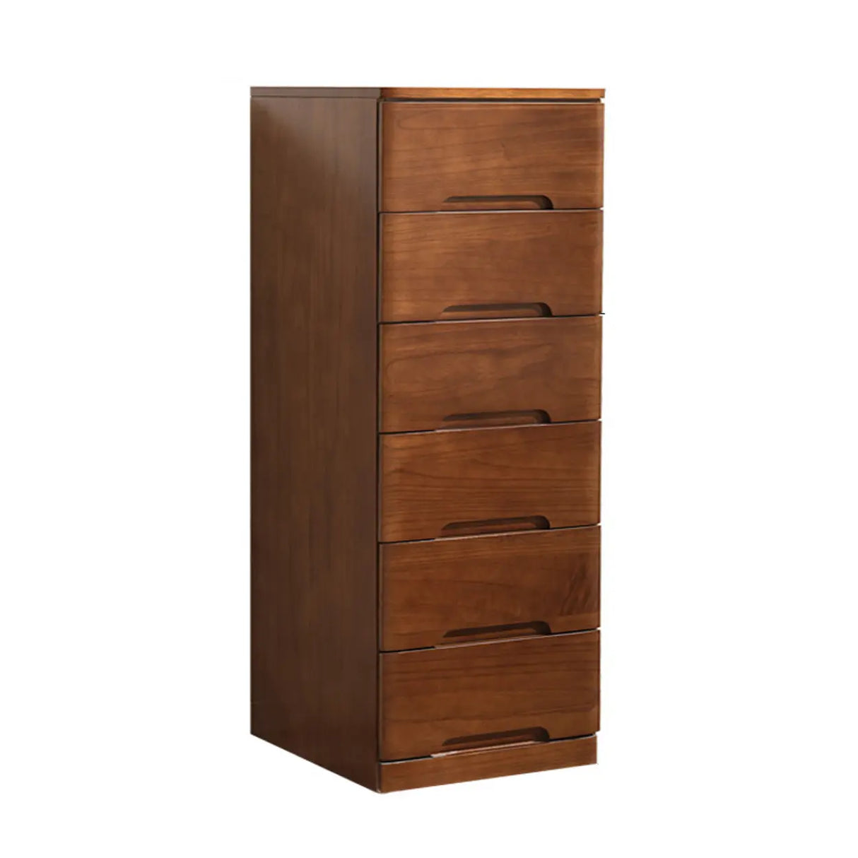 Solid Wood Vertical Natural Storage Filing Cabinet Image - 19