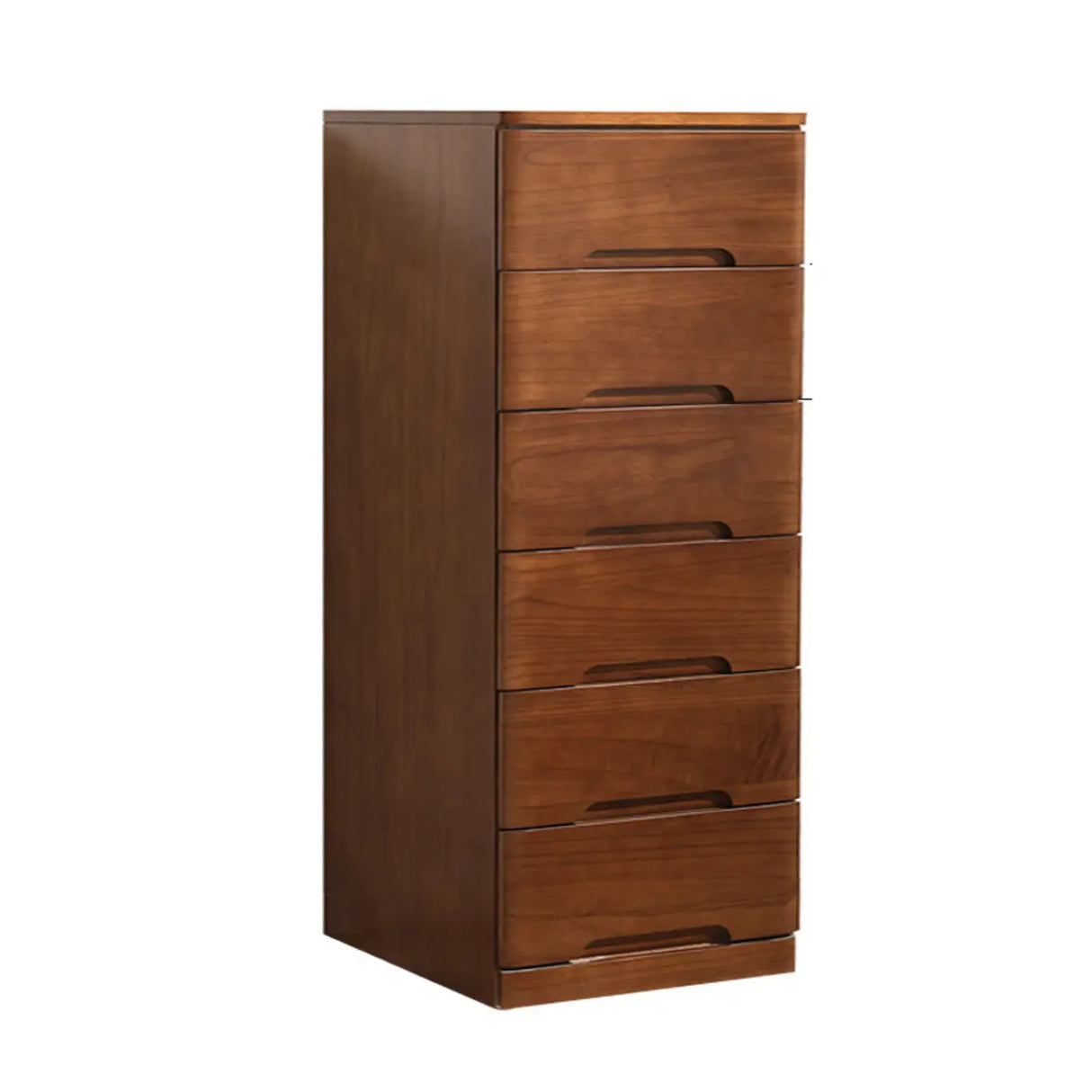 Solid Wood Vertical Natural Storage Filing Cabinet Image - 20