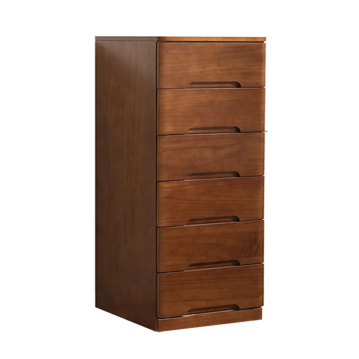 Solid Wood Vertical Natural Storage Filing Cabinet Image - 21