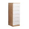 Solid Wood Vertical Natural Storage Filing Cabinet Image - 26
