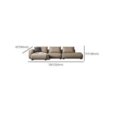 Spacious Comfort L-Shaped Brown Leather Recliner Sofa Image - 20