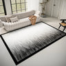 Stain Resistant Abstract Polyester Gray Area Rug Image - 11