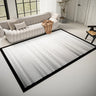 Stain Resistant Abstract Polyester Gray Area Rug Image - 5