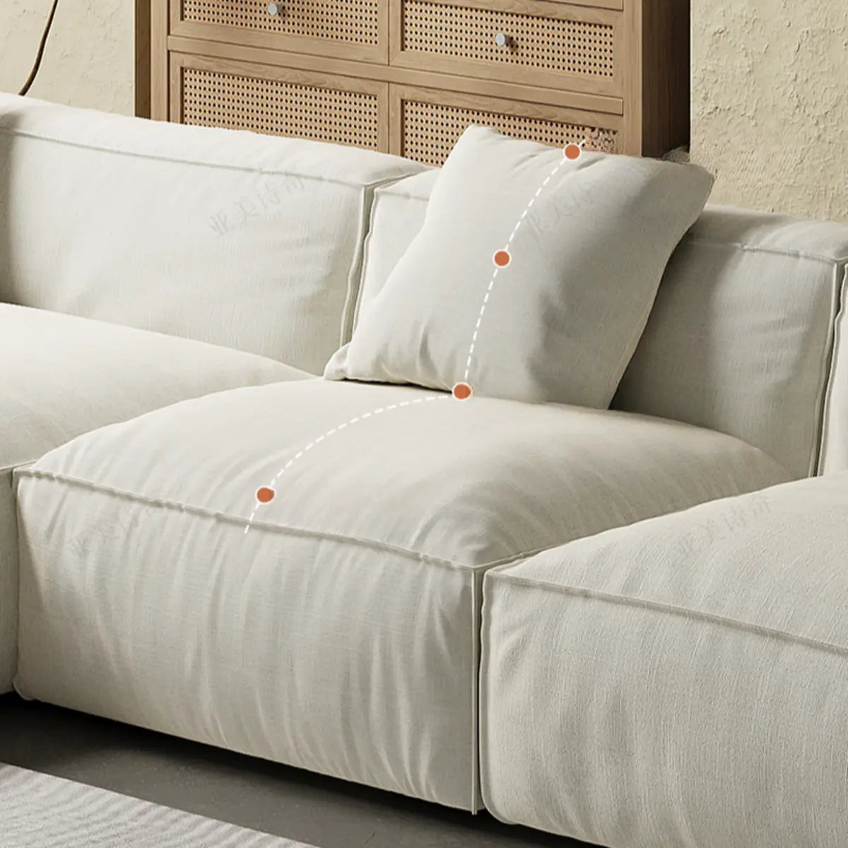Stain Resistant Cushion Back L-Shape Recliner Sectional Image - 10
