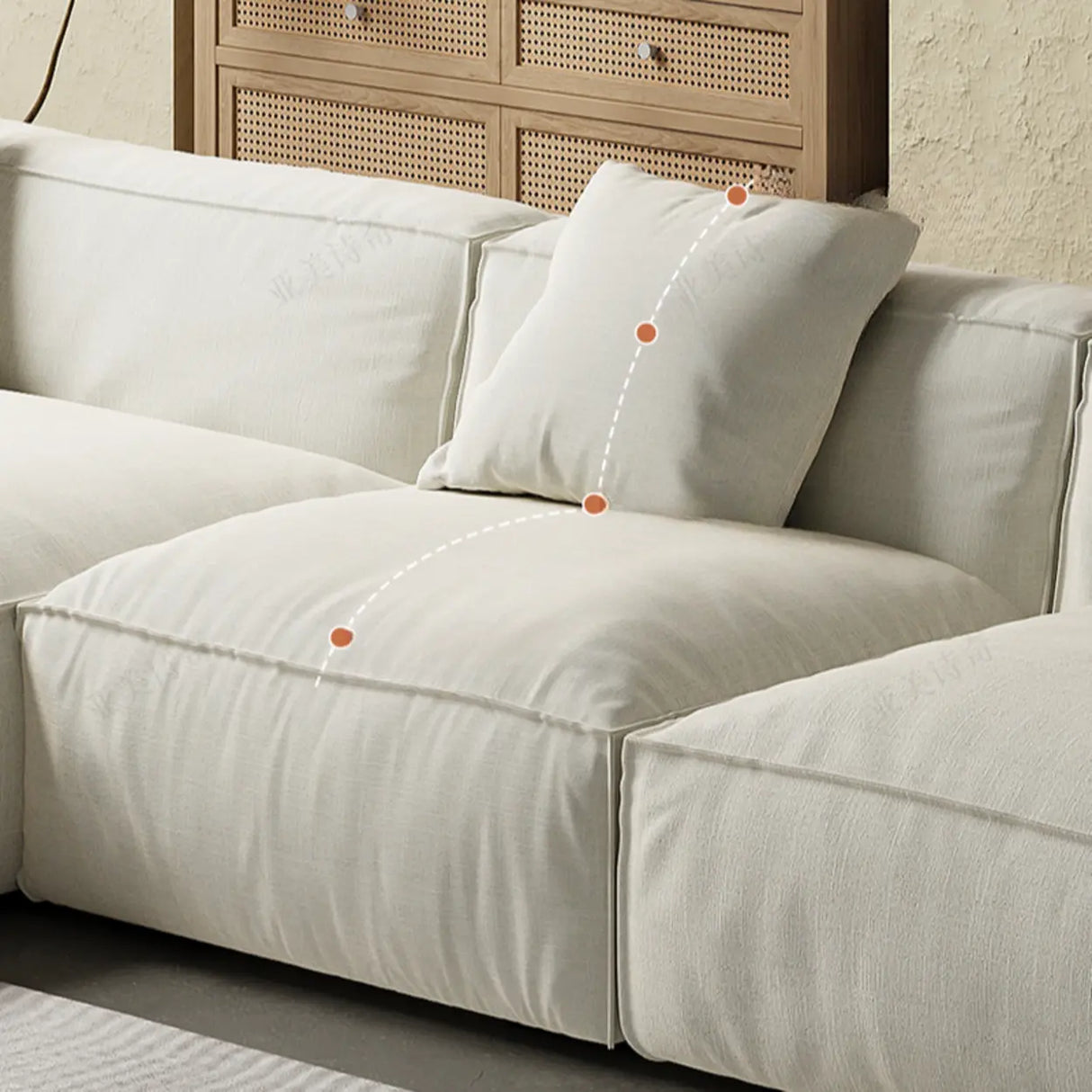 Stain Resistant Cushion Back L-Shape Recliner Sectional Image - 10