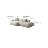Stain Resistant Cushion Back L-Shape Recliner Sectional Image - 14
