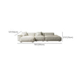 Stain Resistant Cushion Back L-Shape Recliner Sectional Image - 16