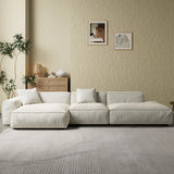 Stain Resistant Cushion Back L-Shape Recliner Sectional Image - 4