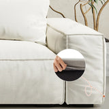 Stain Resistant Cushion Back L-Shape Recliner Sectional Image - 8